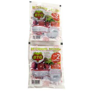 Betterave rouge sous vide entière épluchée lots de 2 x 500g